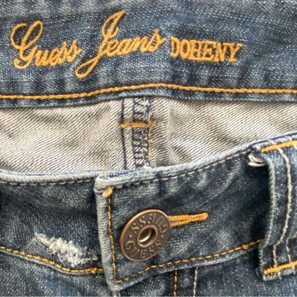 Y2K Vintage Guess Jeans Doheny Boot Cut Denim Jeans Size 29 - Picture 4 of 6